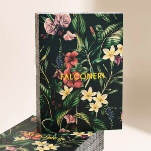 NEW Falconeri Gift Box Italy Floral Black White Pink Blue